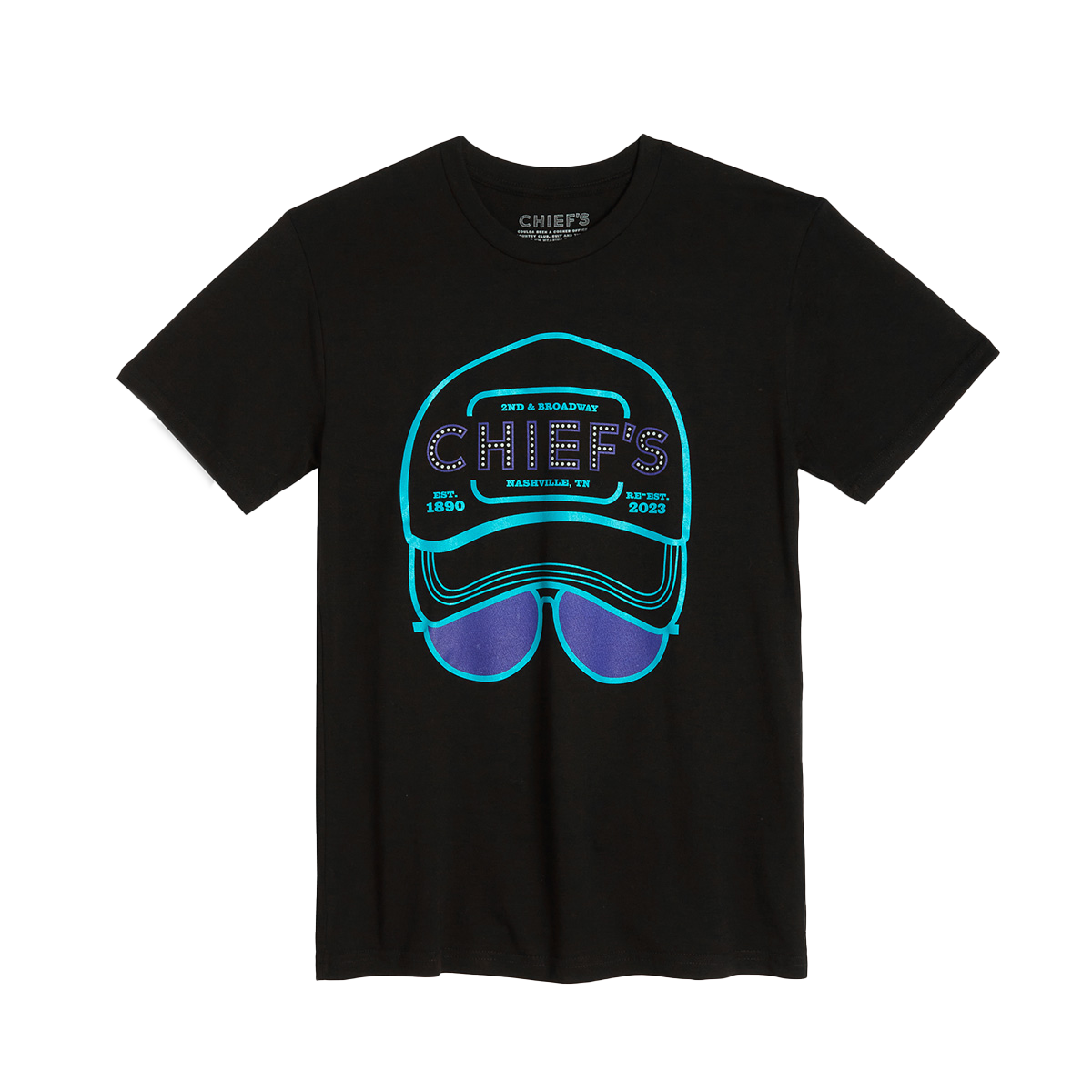 Chief's Logo T-Shirt - Black
