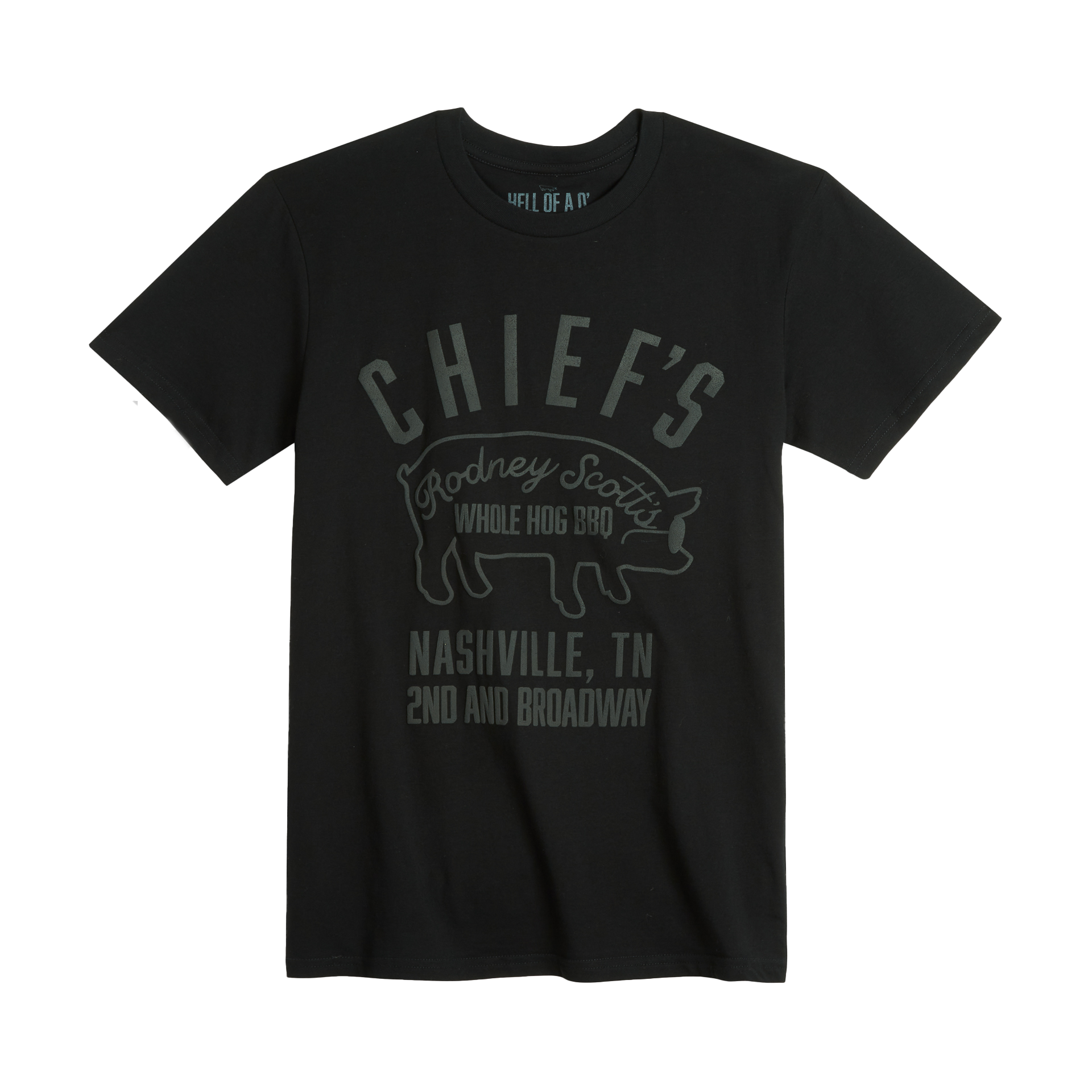 Chief's X Rodney Scott's BBQ T-Shirt - Black