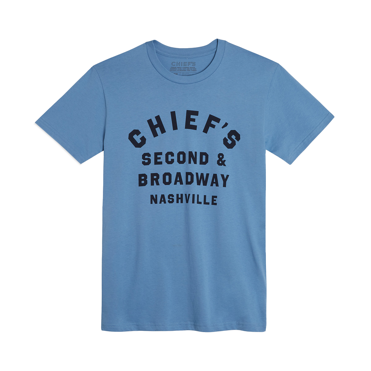 Chief's Second and Broad T-Shirt - Carolina Blue