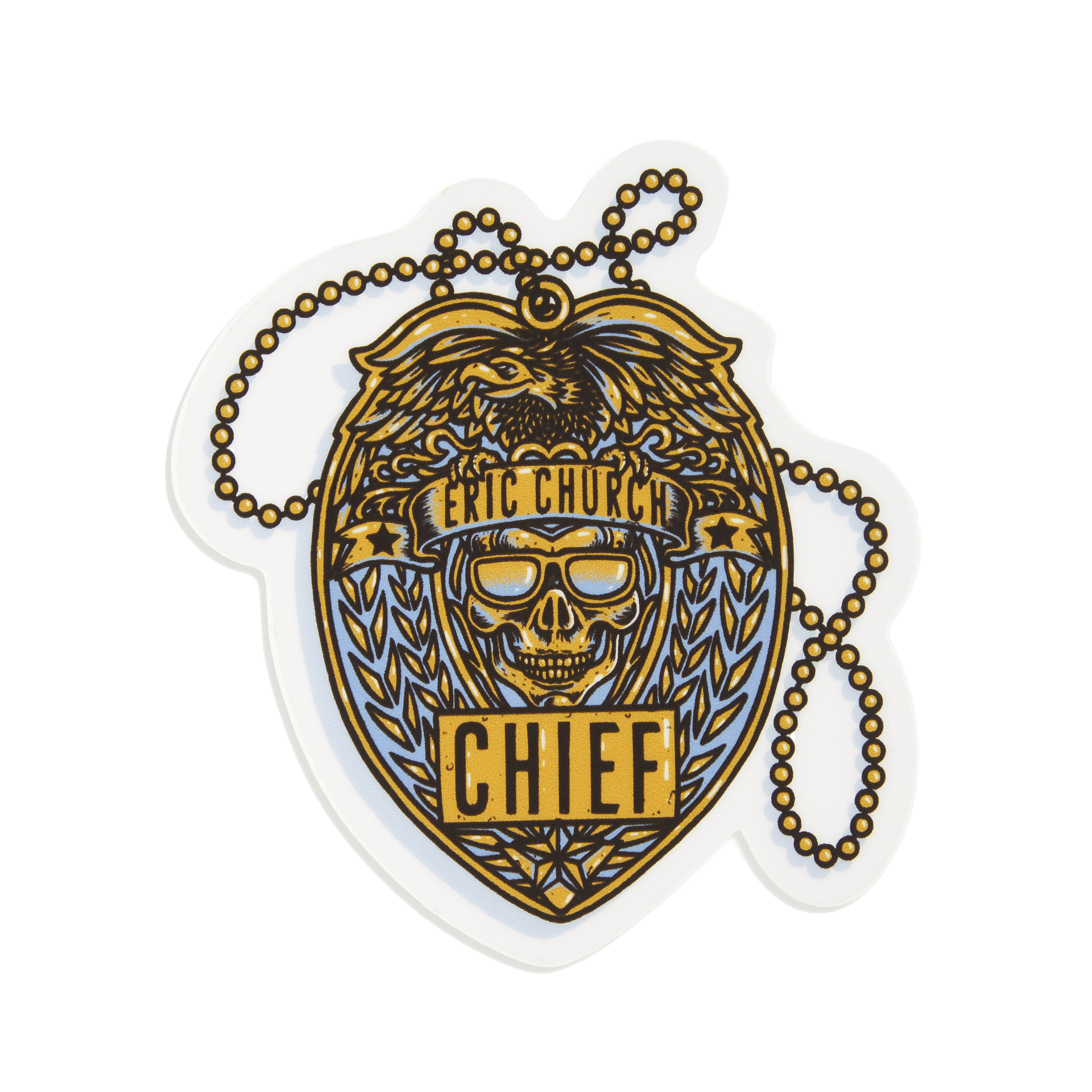 Eric Church Chief's Badge Sticker