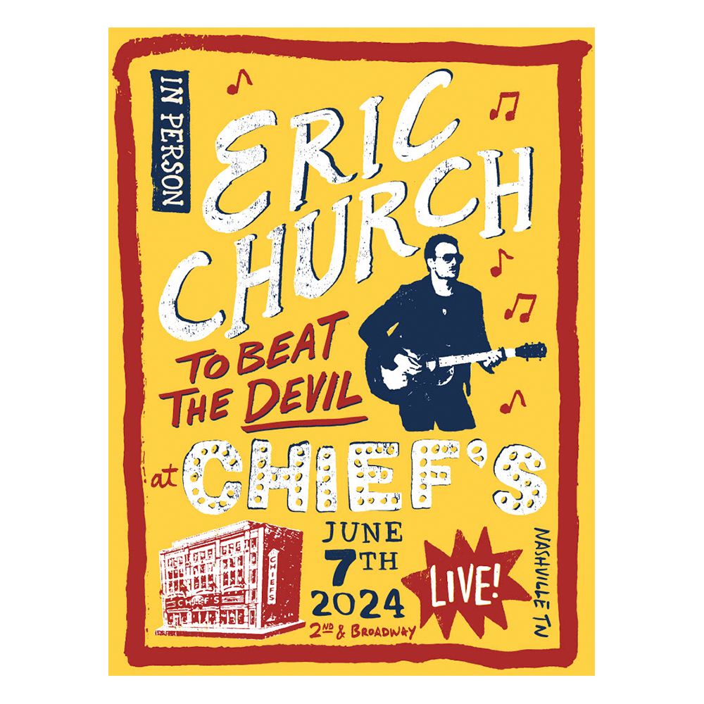 June 7th Limited Edition To Beat the Devil Residency Poster