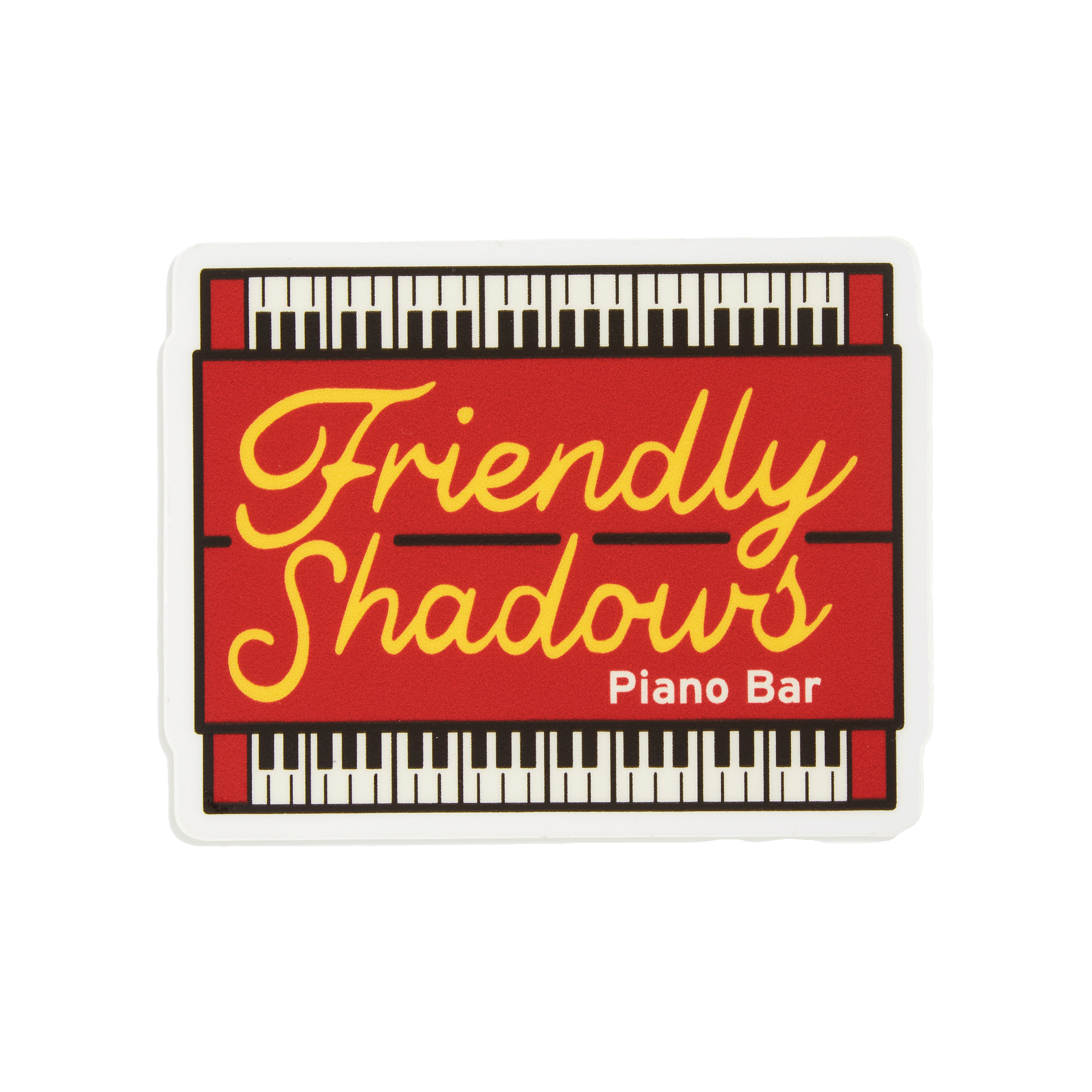 Friendly Shadows Sticker
