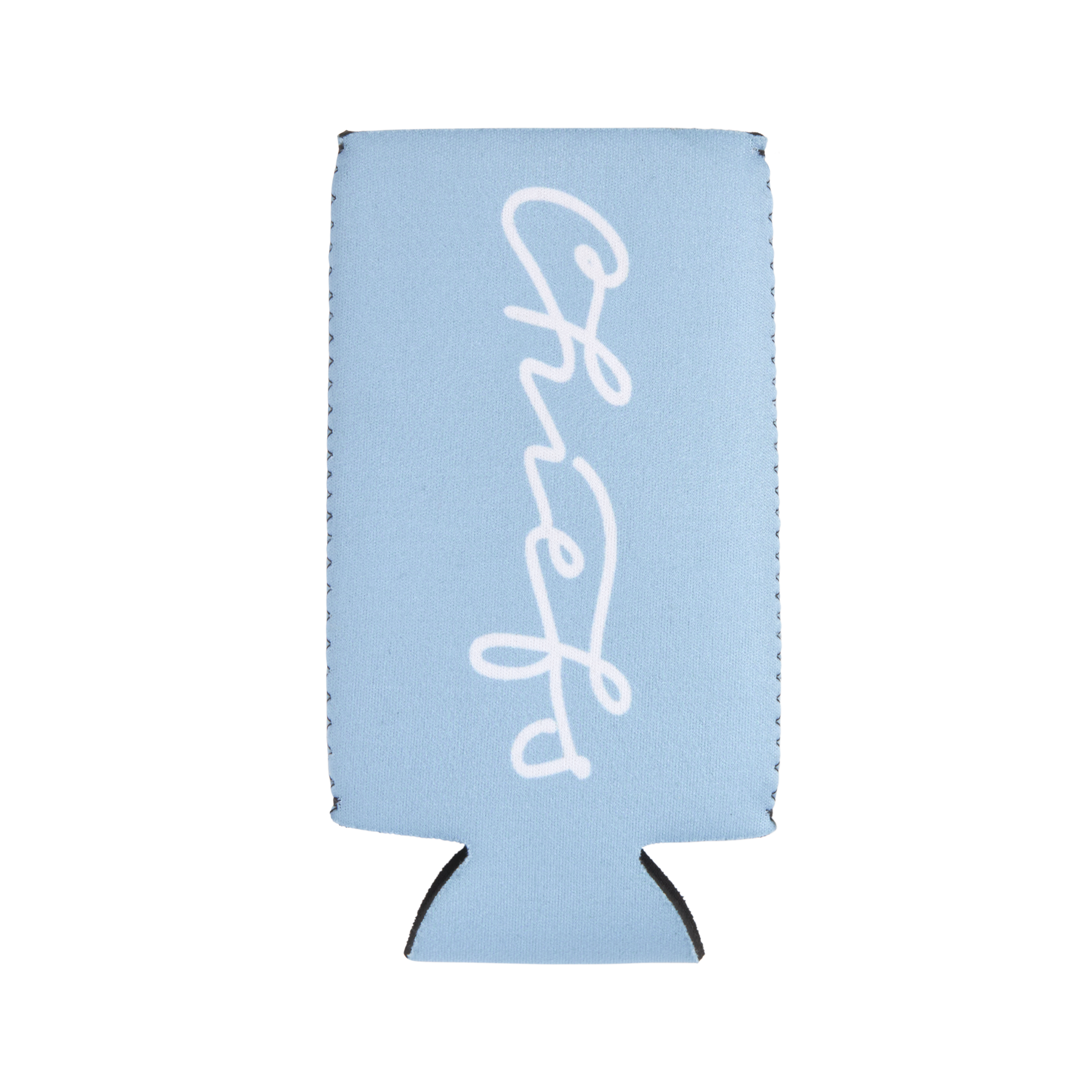 Chief's Scripted Slim Can Cooler - Carolina Blue