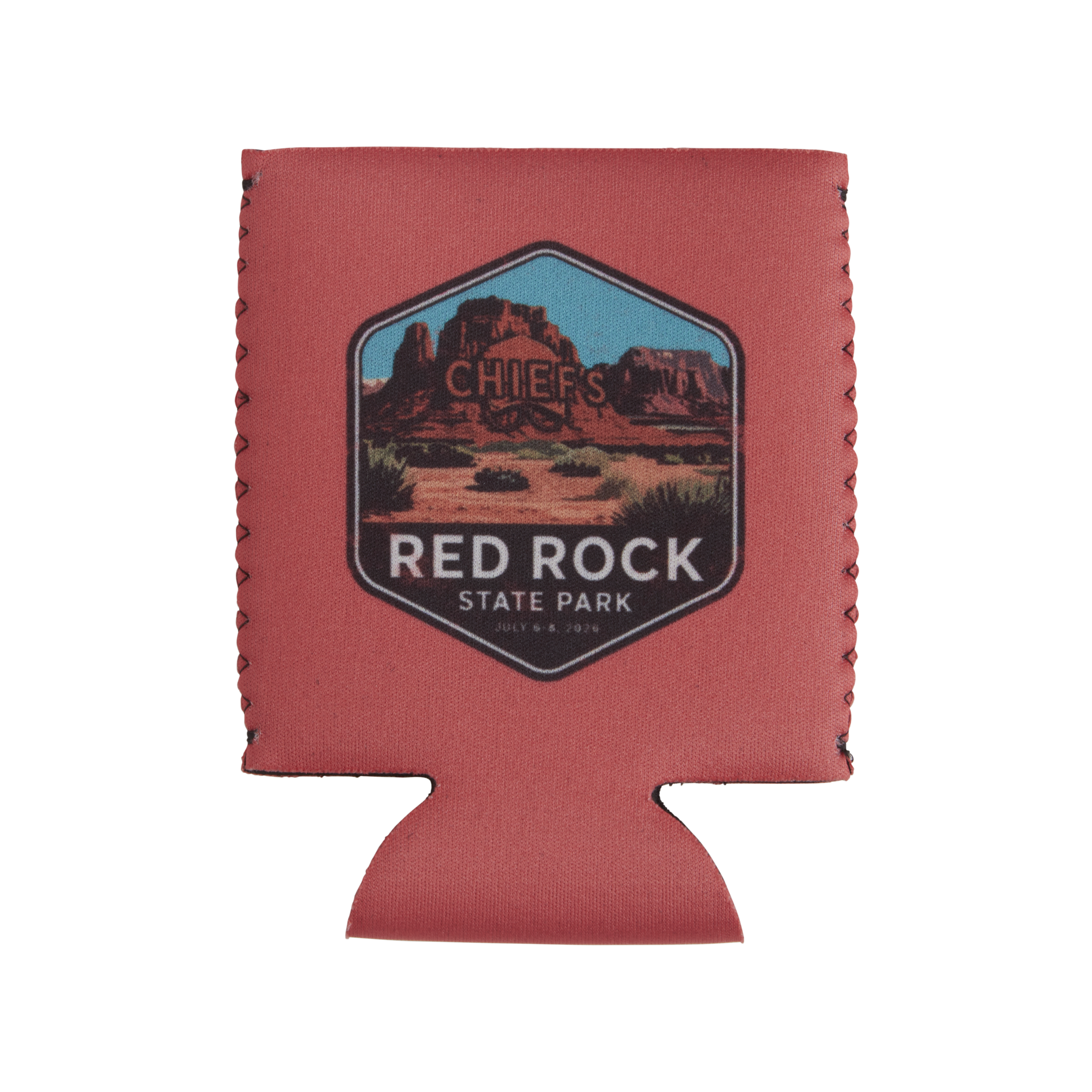 Chief's Limited Edition Red Rocks State Park Can Cooler - Salmon