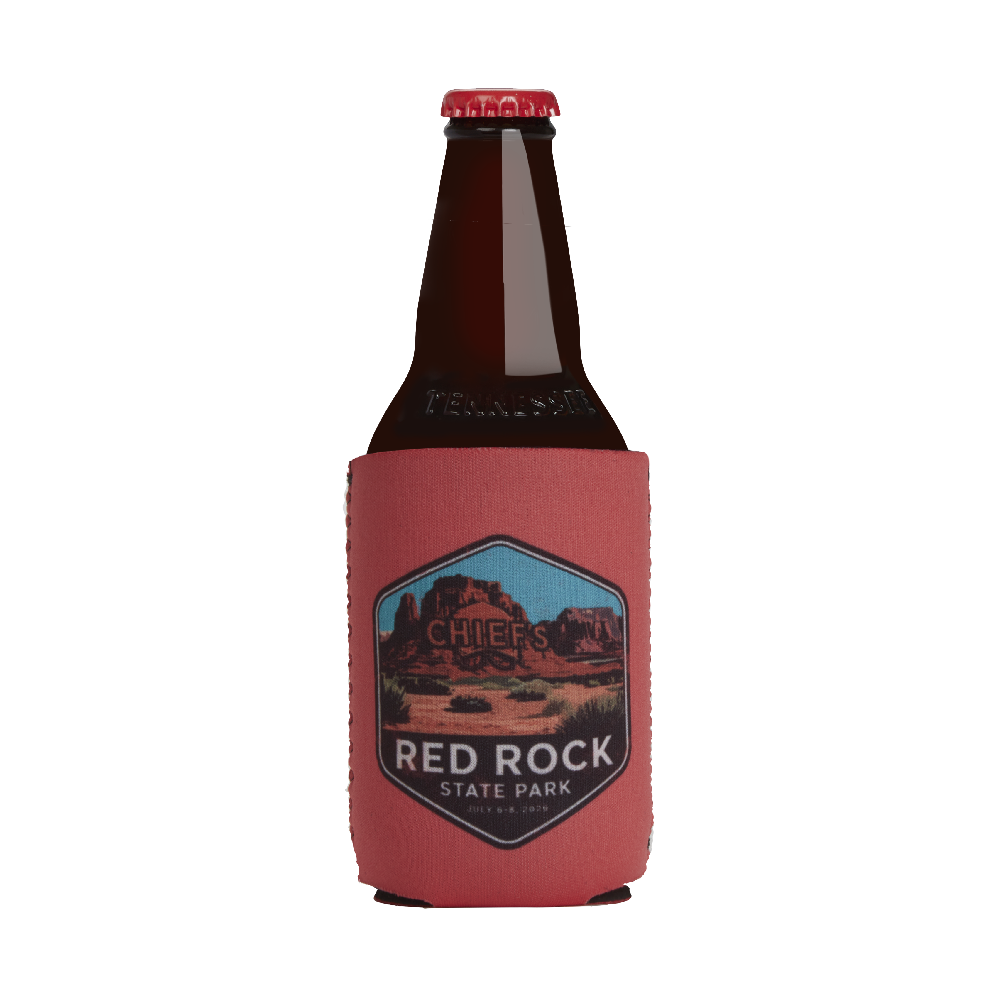 Chief's Limited Edition Red Rocks State Park Can Cooler - Salmon