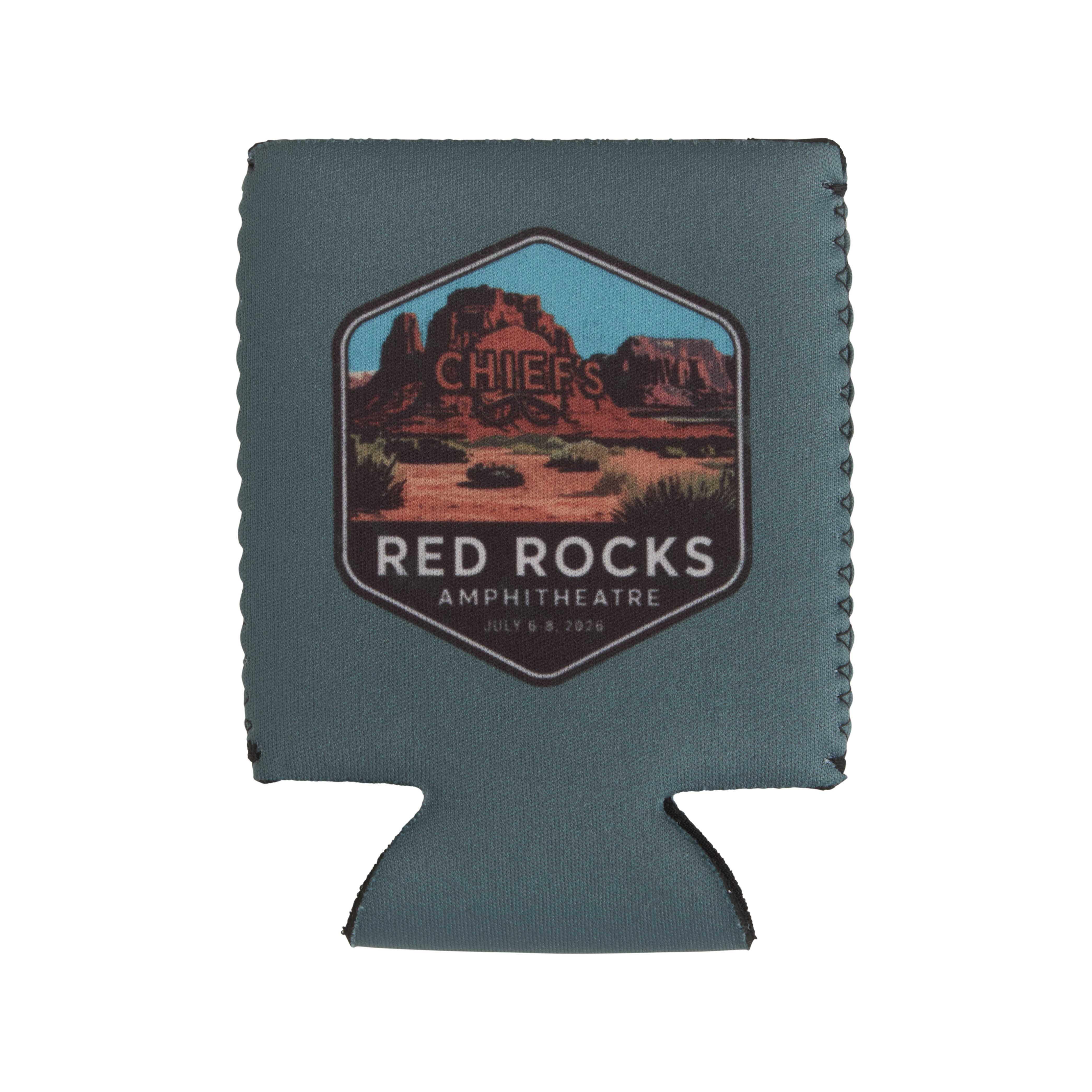 Chief's Limited Edition Red Rocks Can Cooler - Green