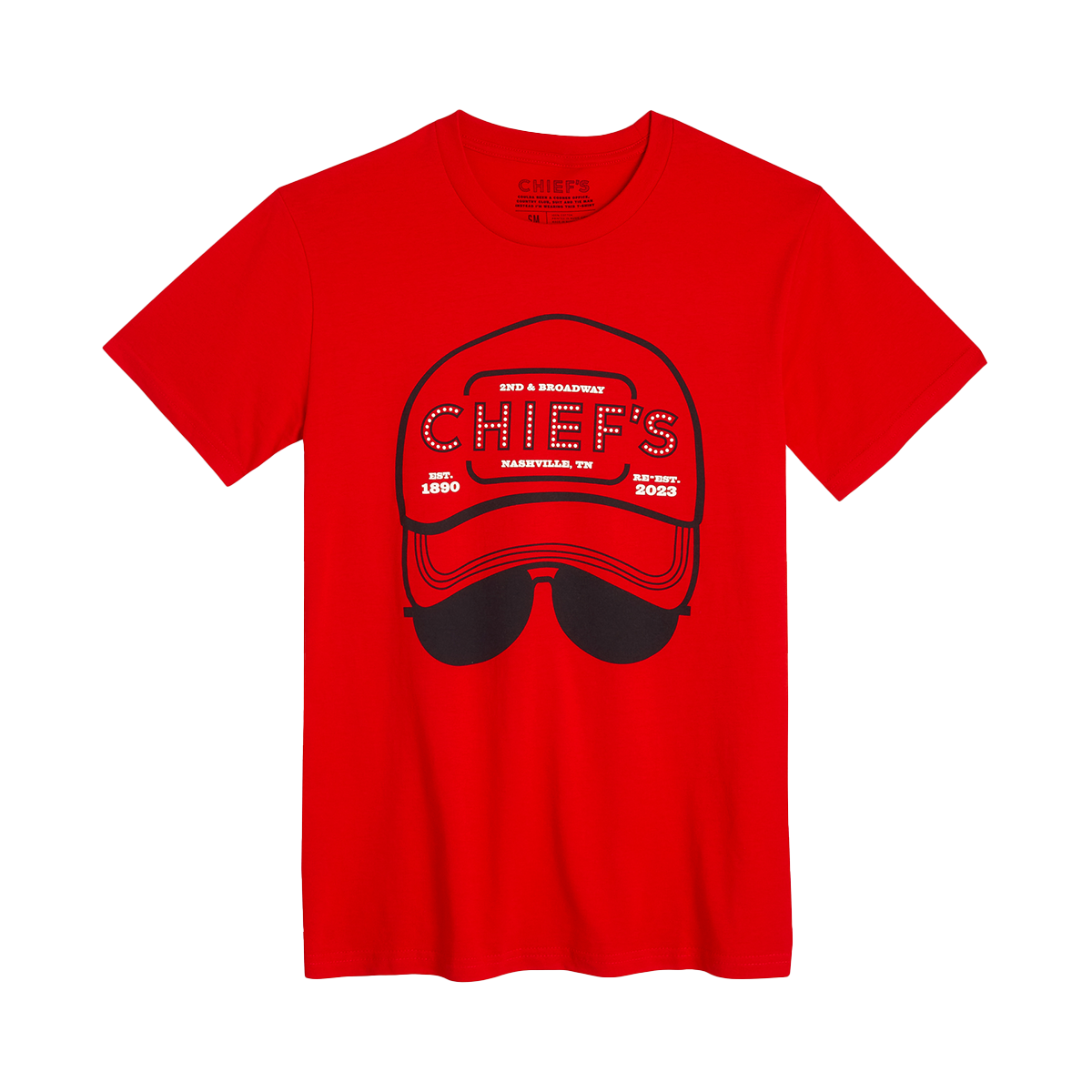 Chief's Red Hat Marquee T-shirt