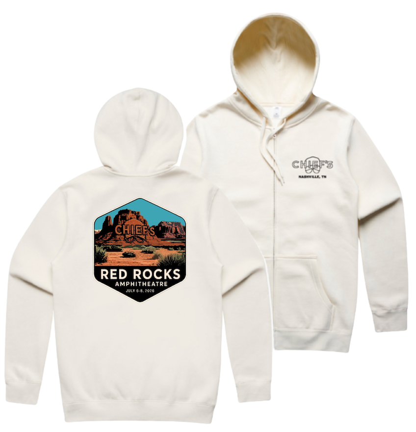 Chief's Limited Edition Red Rocks Hoodie - Natural