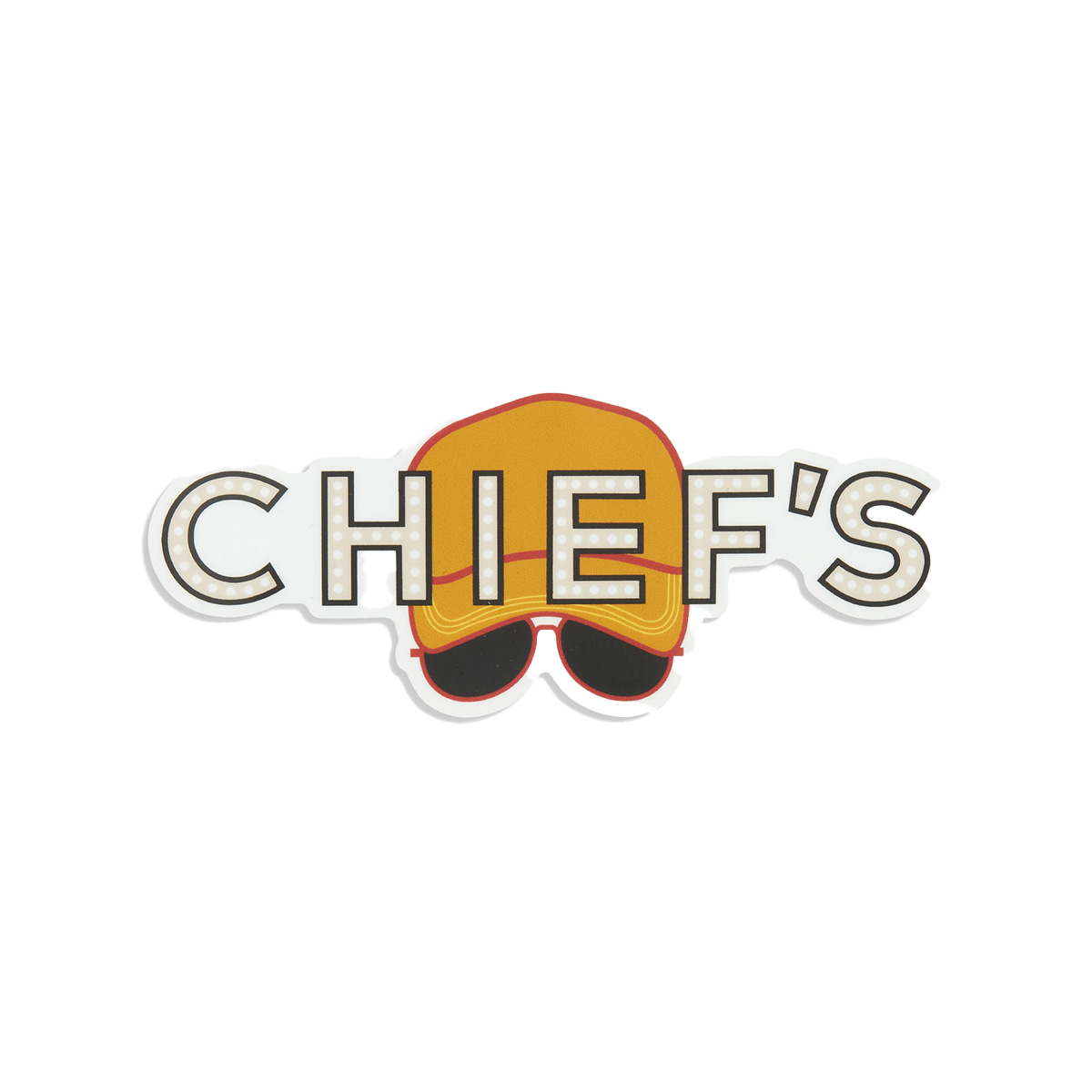 Chief's Marquee Sticker