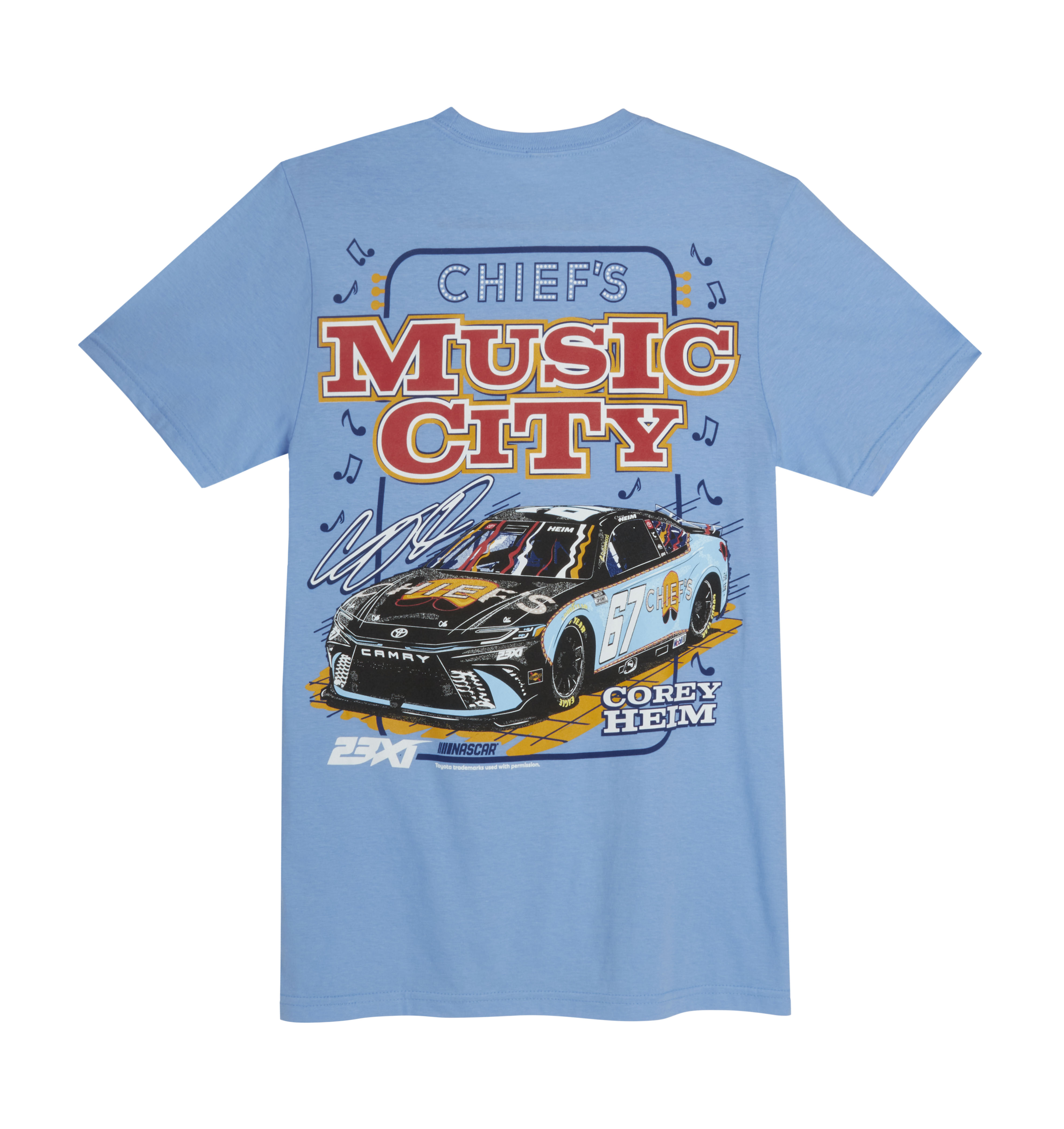 Chief's x Corey Heim 23XI Race T-shirt