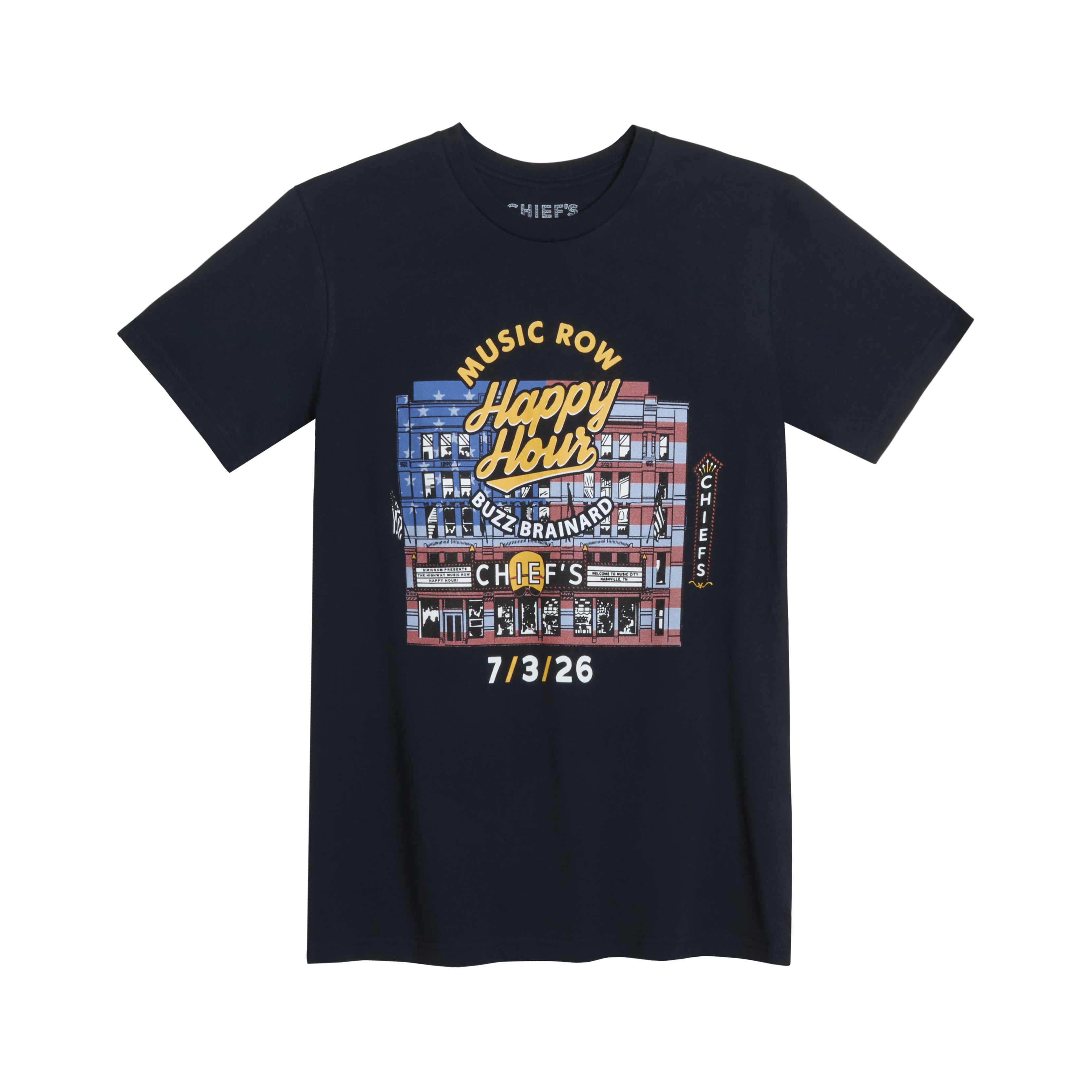 SiriusXM Music Row Happy Hour 7.3.26 T-Shirt