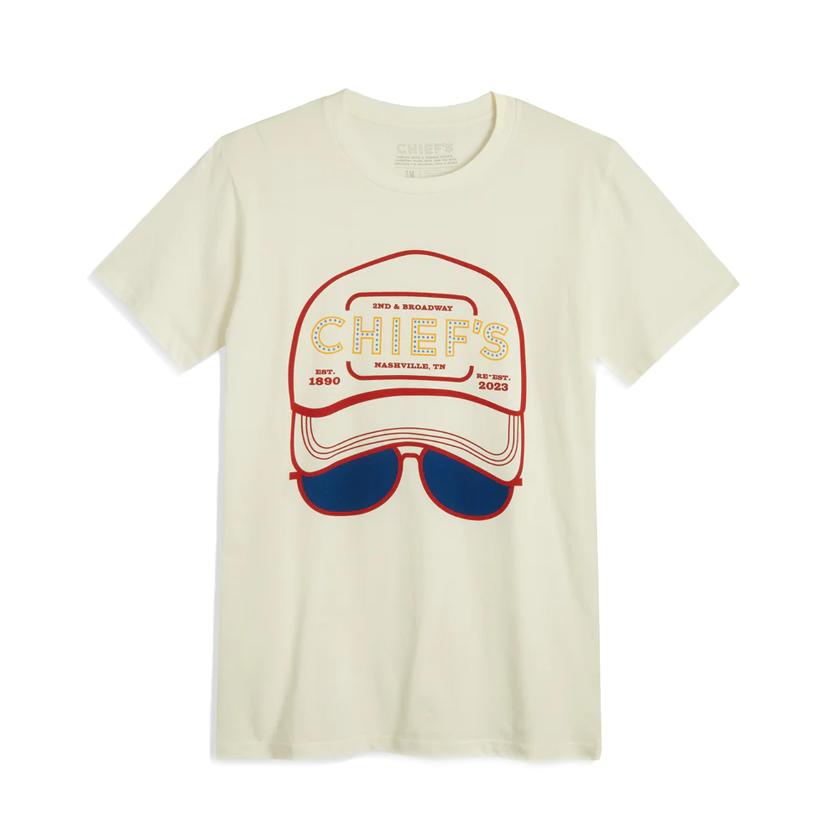 Chief's Logo T-Shirt - Natural