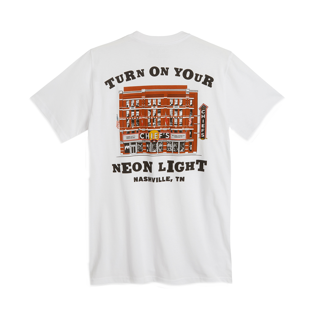Chief's Neon Light T-shirt - White