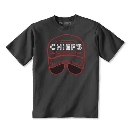Kid's Chief's Charcoal Marquee Hat Tee