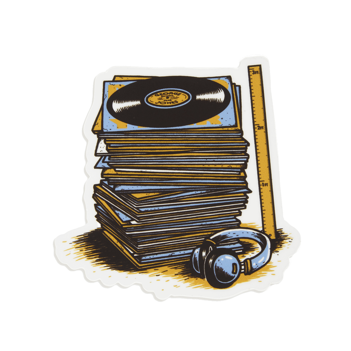 3 Stack Only Sticker 3ft Stacked Vinyl Sticker