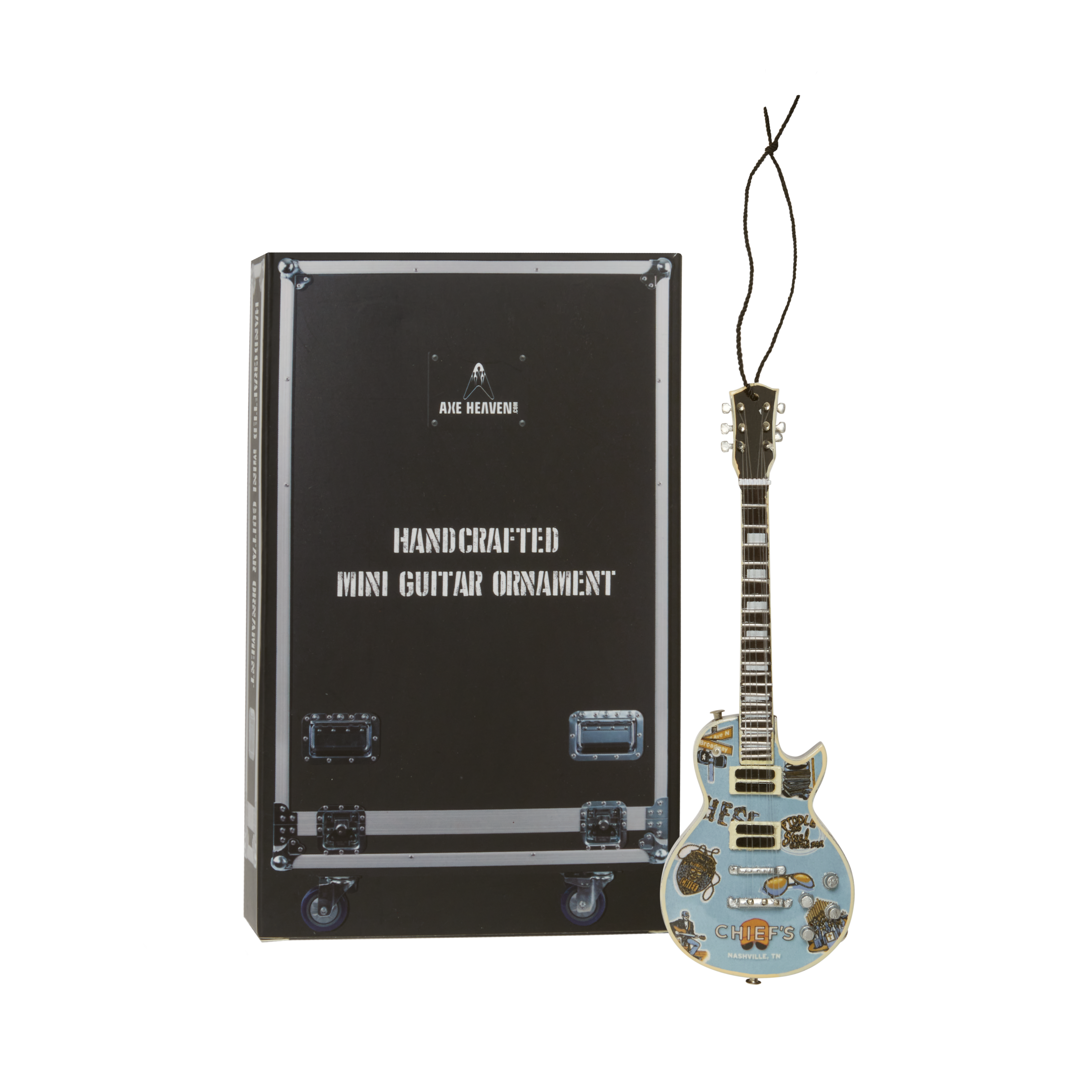 Chief's Carolina Blue Limited Edition Mini Guitar Ornament