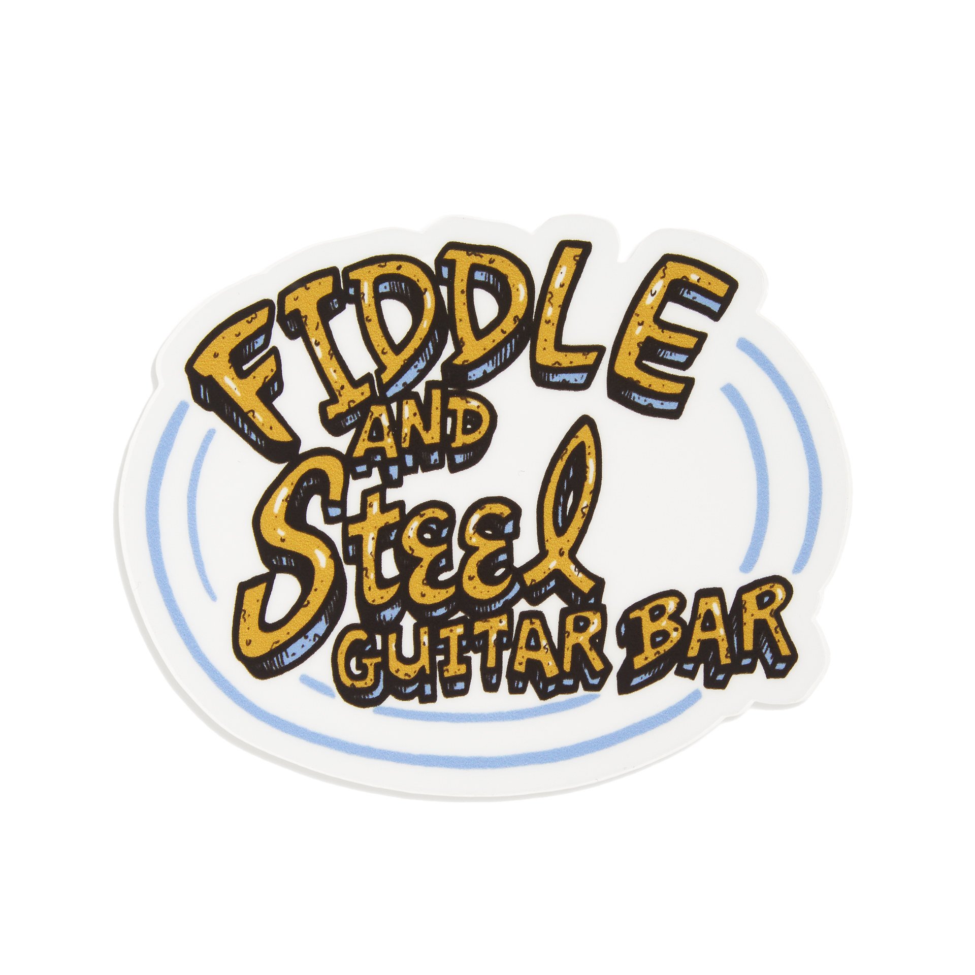 Fiddle & Steel Sticker