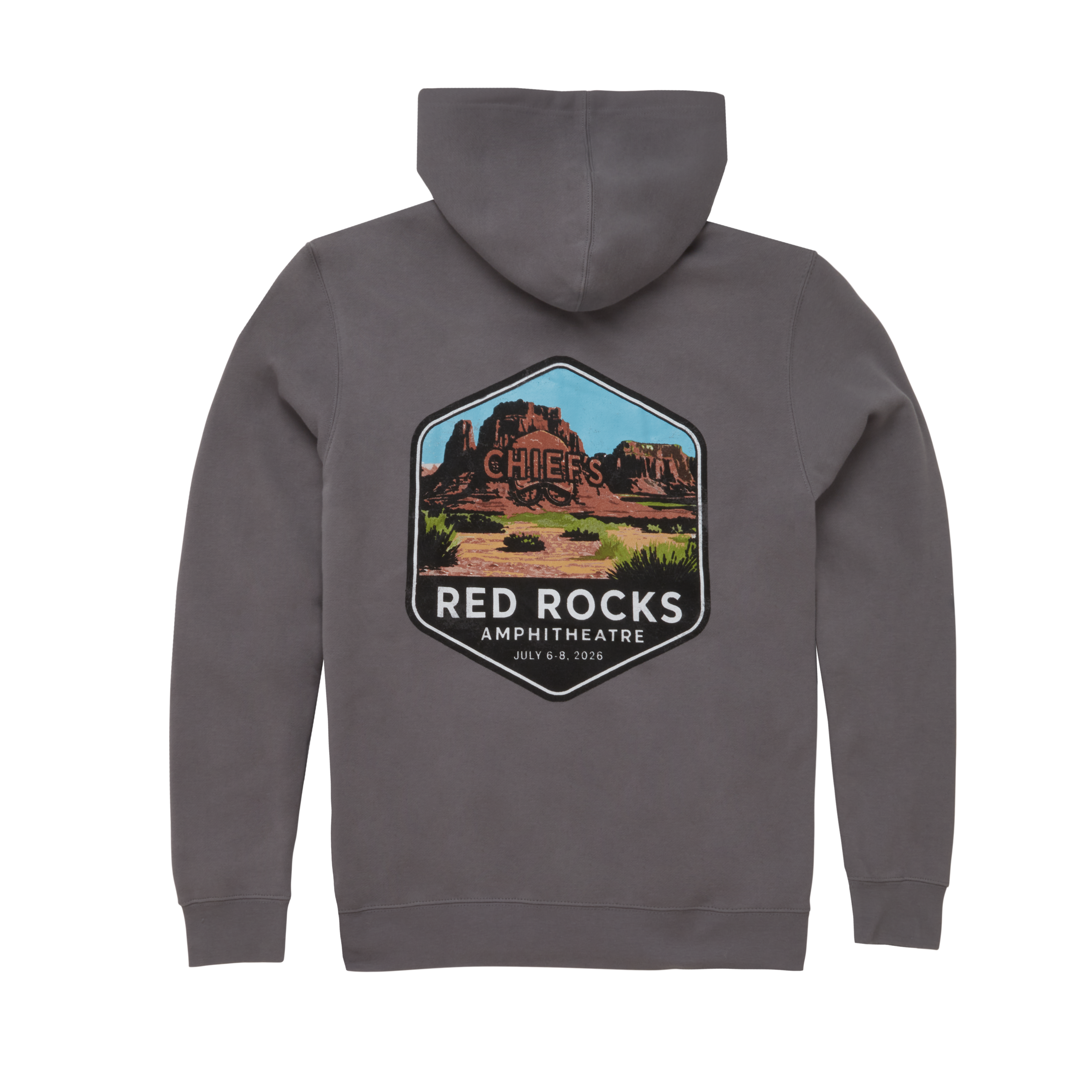 Chief's Limited Edition Red Rocks Hoodie - Gravel
