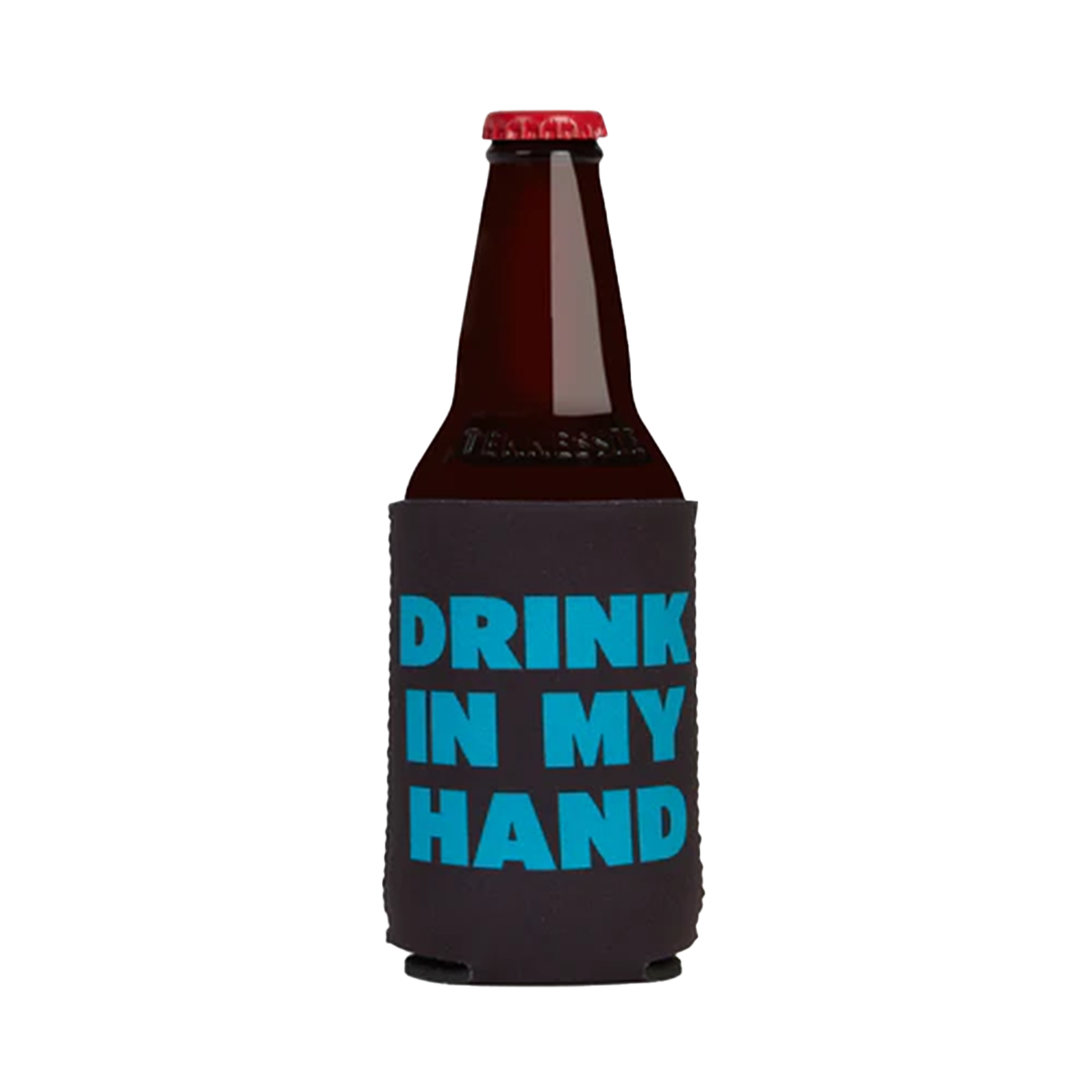 Chief's Drink in My Hand Koozie - Teal & Purple