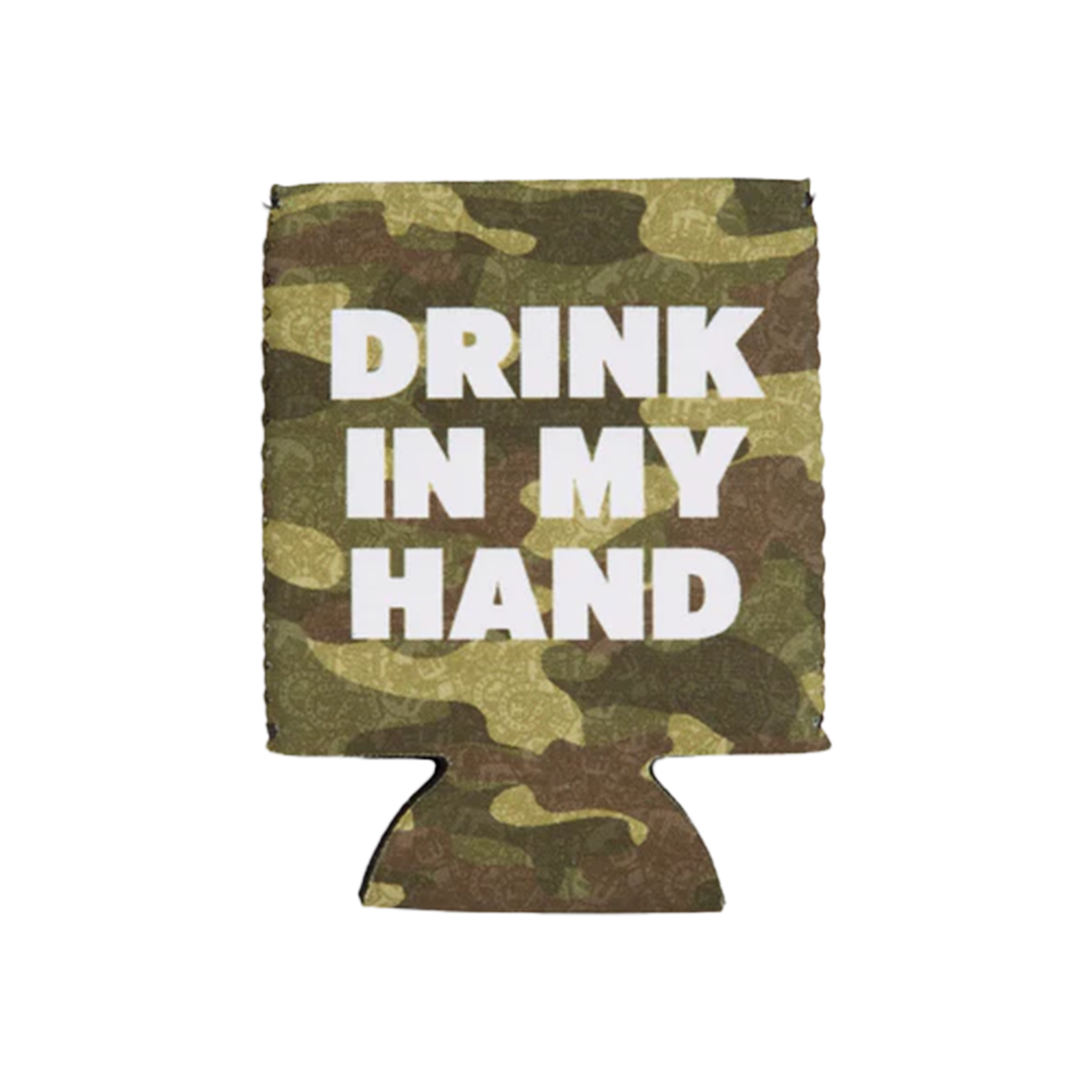 Chief's Drink in My Hand Koozie - Camo