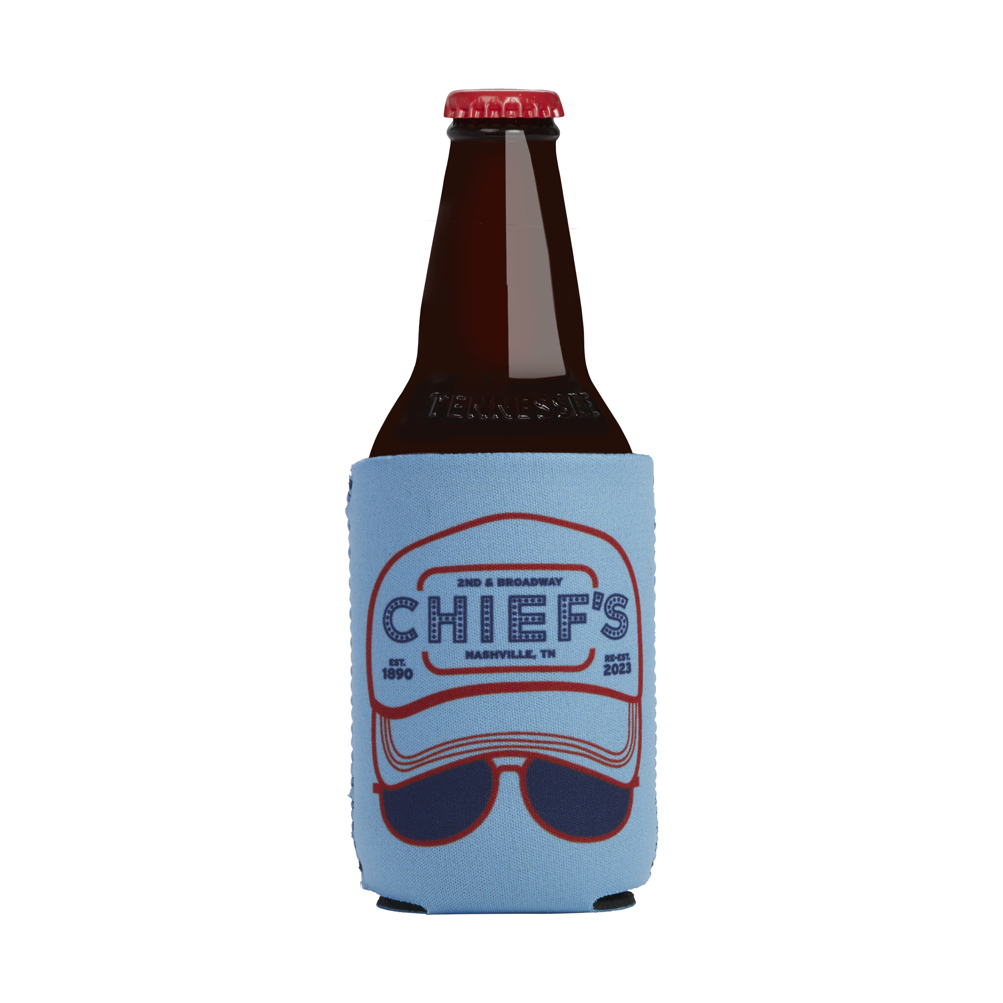 Chief's Drink in My Hand Can Cooler - Carolina Blue V2