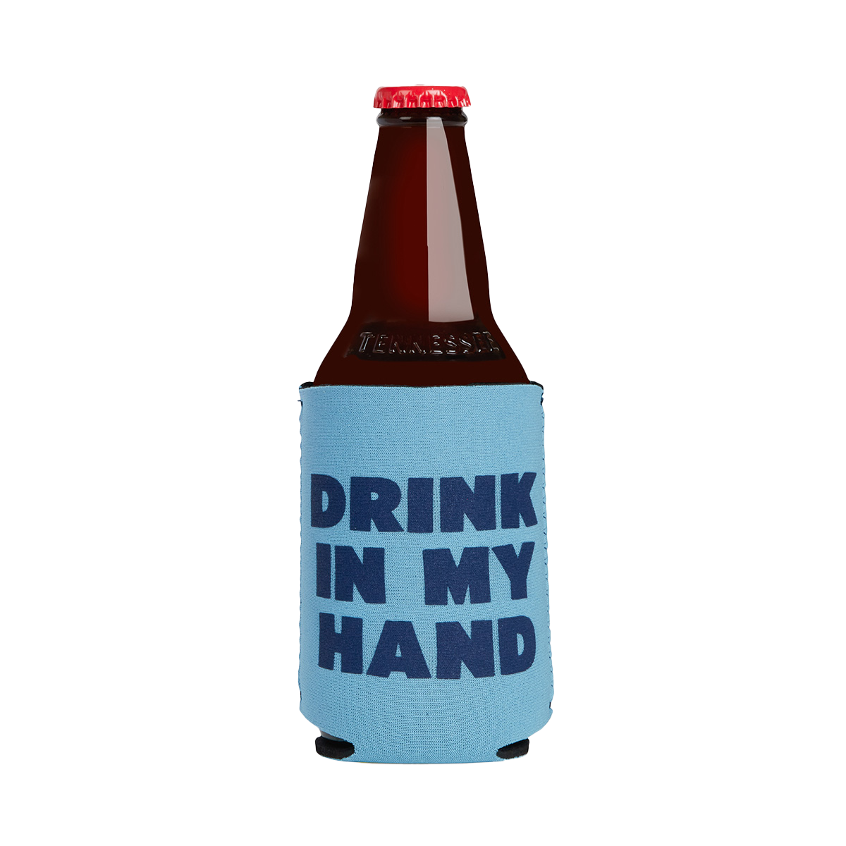 Chief's Drink in My Hand Koozie - Carolina Blue