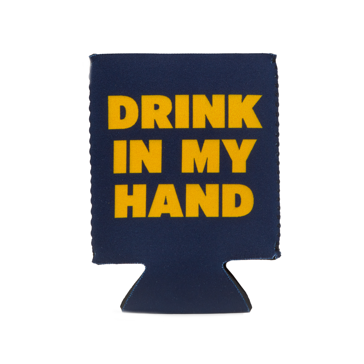 Chief's Drink in My Hand Can Cooler - Navy & Gold