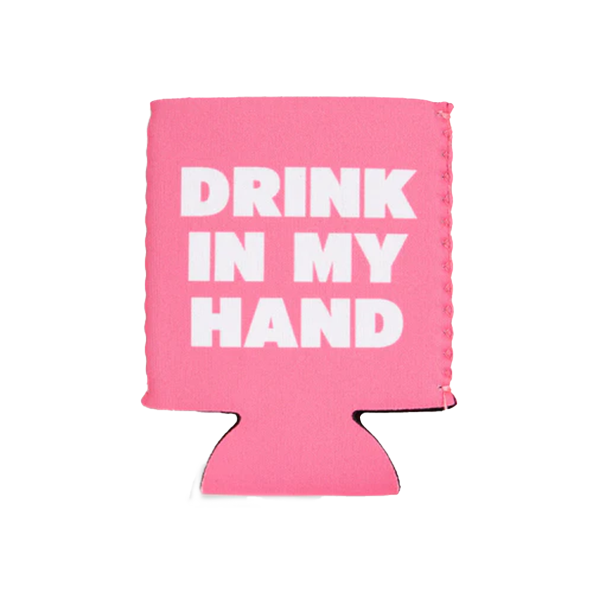 Chief's Drink in My Hand Koozie - Pink