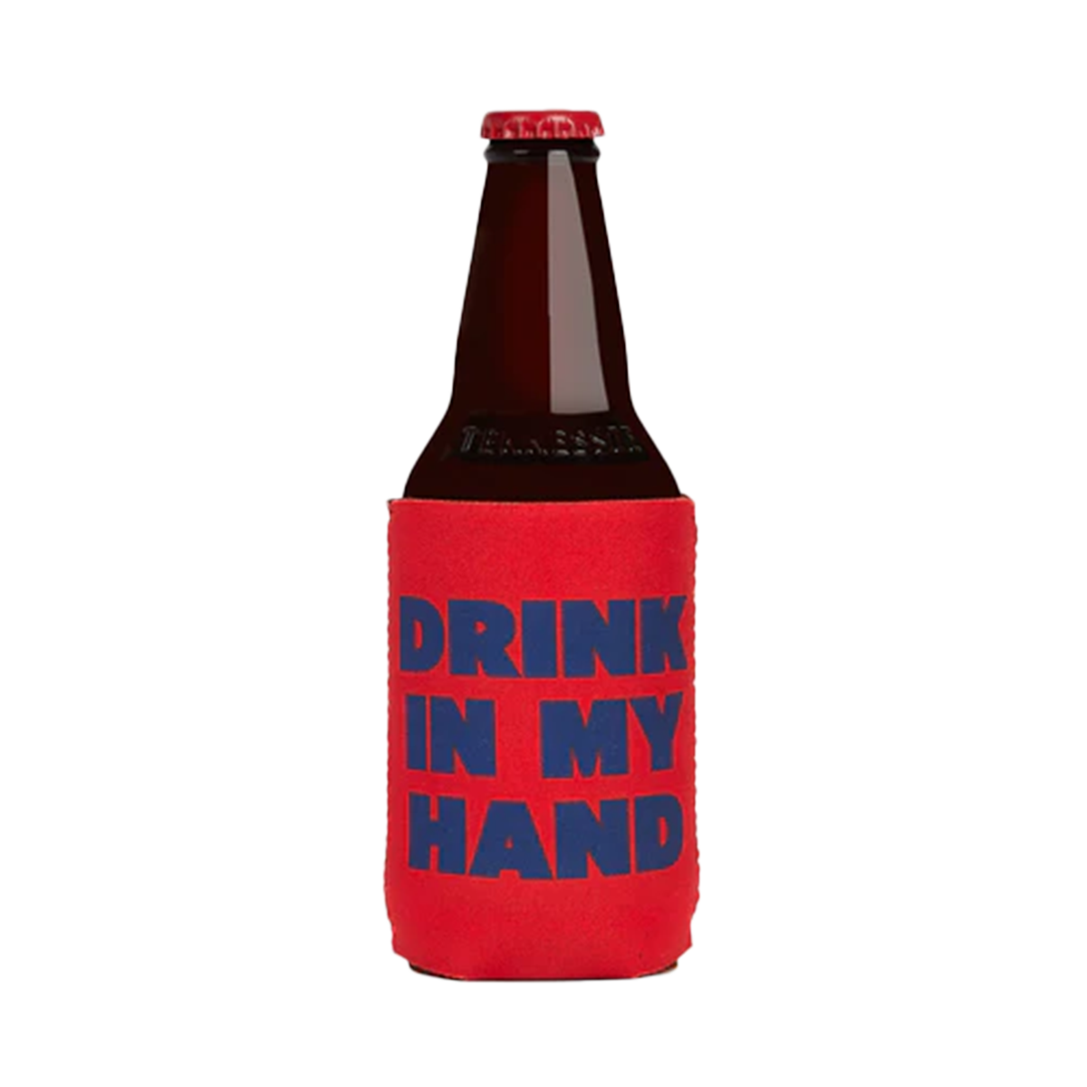 Chief's Drink in My Hand Can Cooler - Red