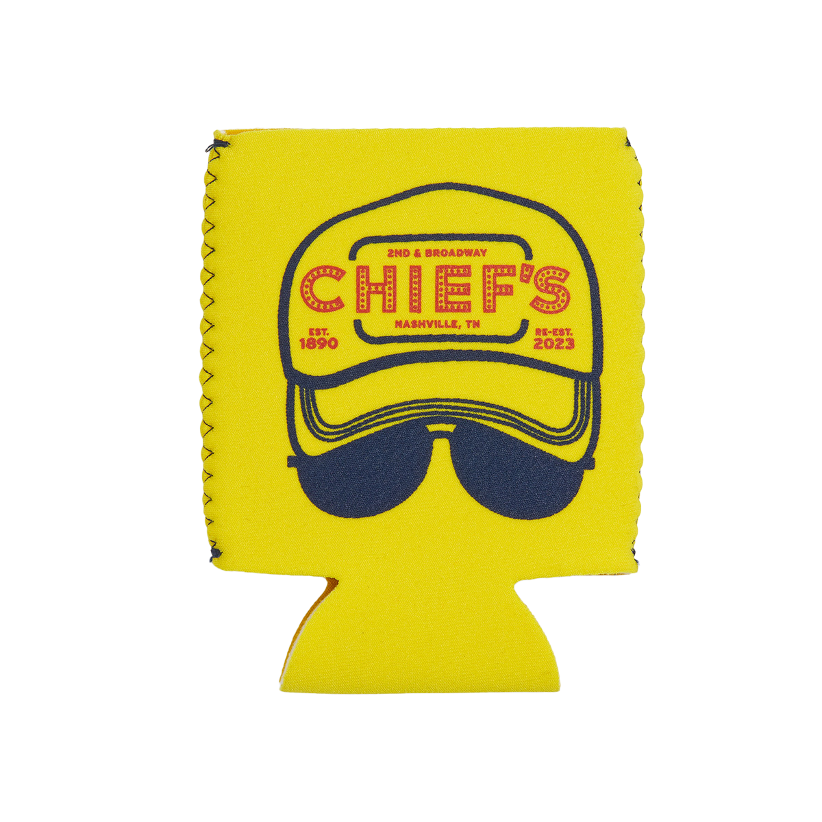 Chief's Drink in My Hand Koozie - Yellow