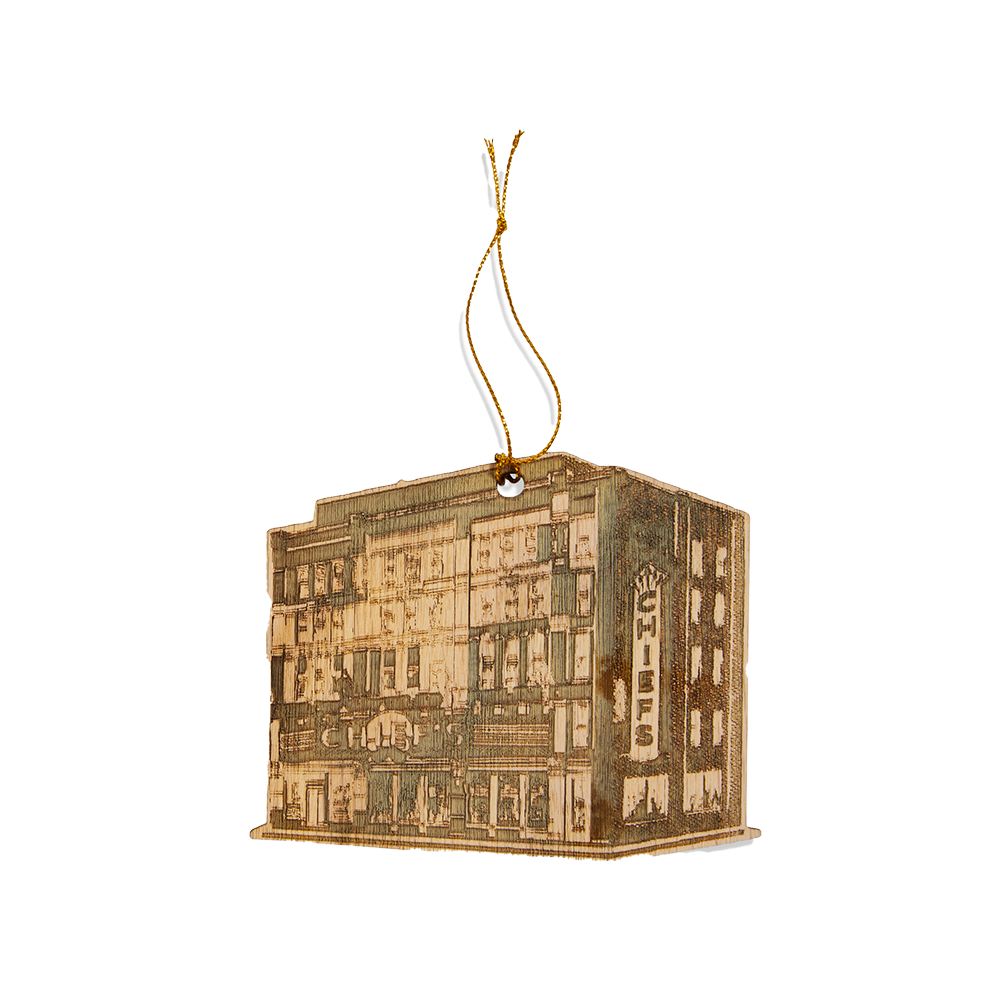 Chief's Building Wood Ornament - 2024 Limited Edition