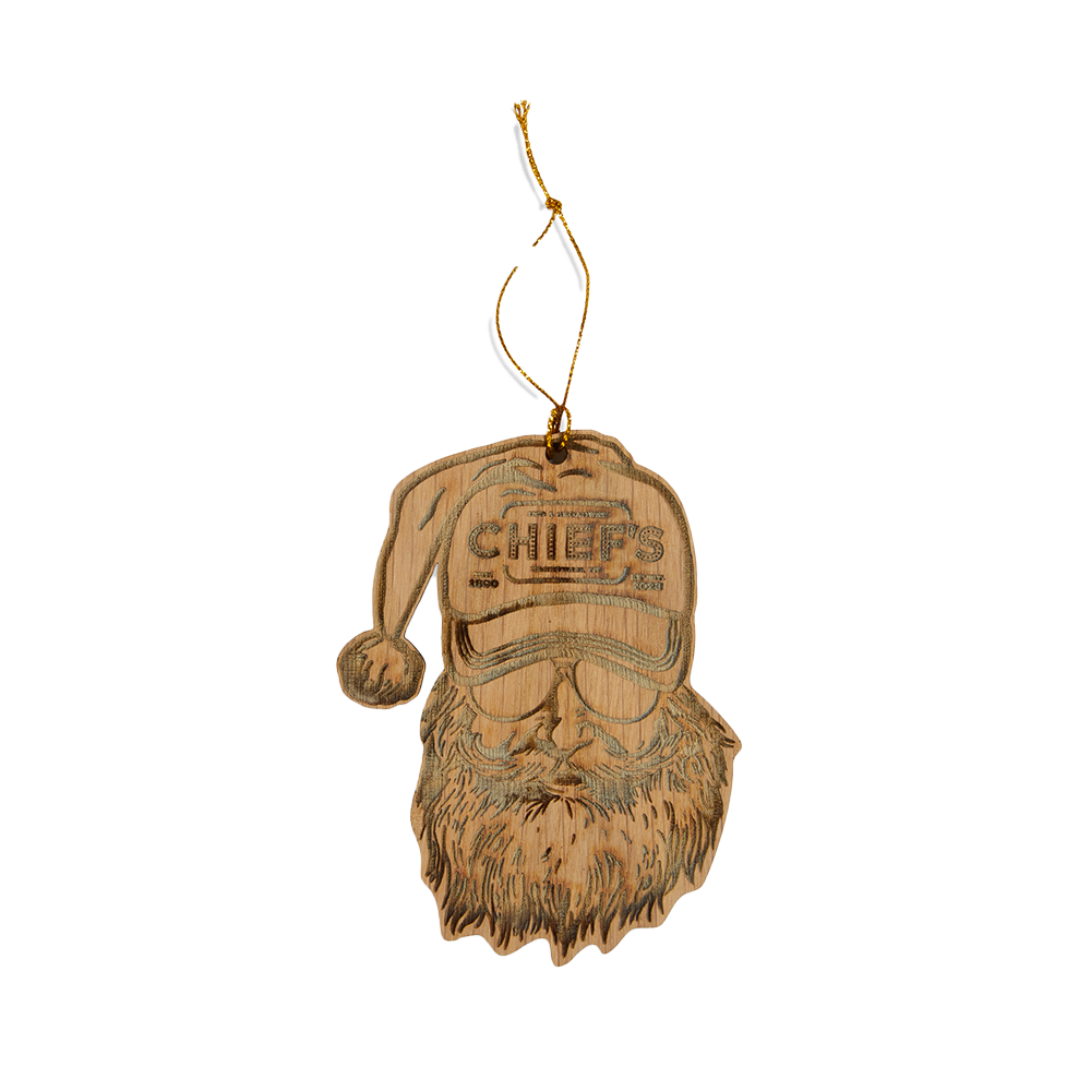 Chief's Santa Wood Ornament - 2024 Limited Edition