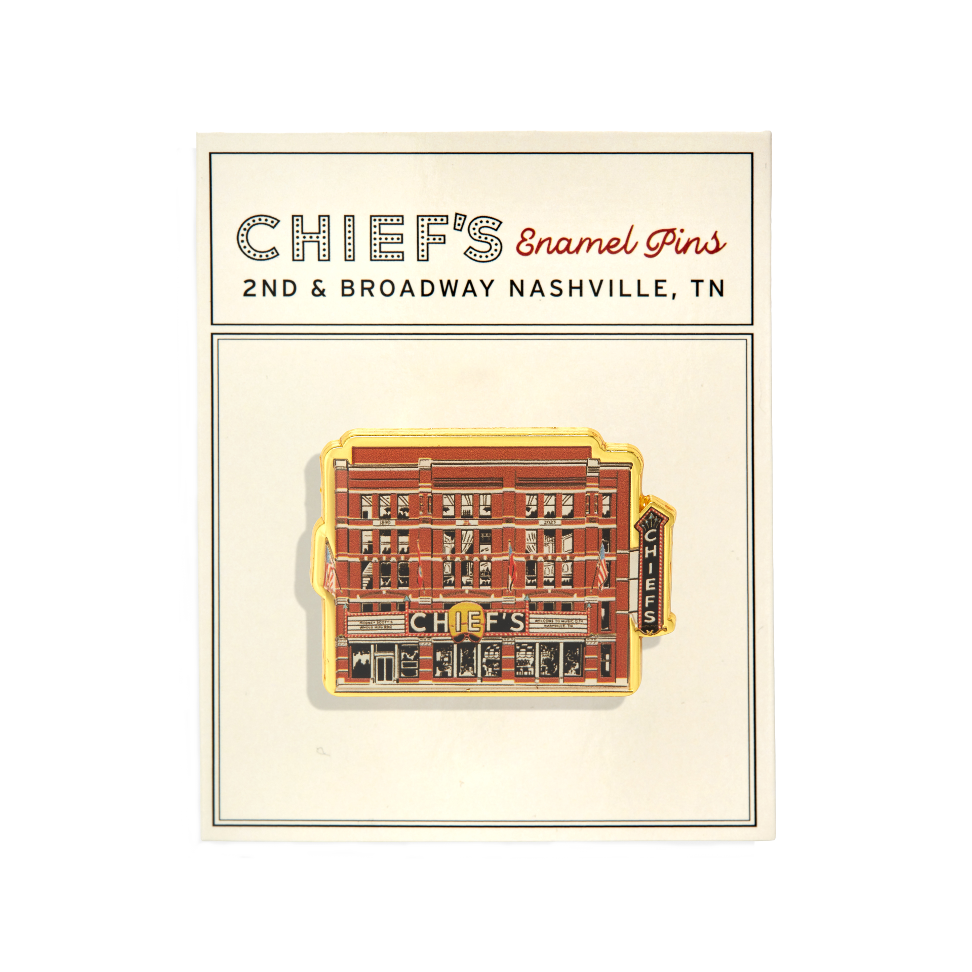 Chiefs Second & Broad Limited Edition Pin