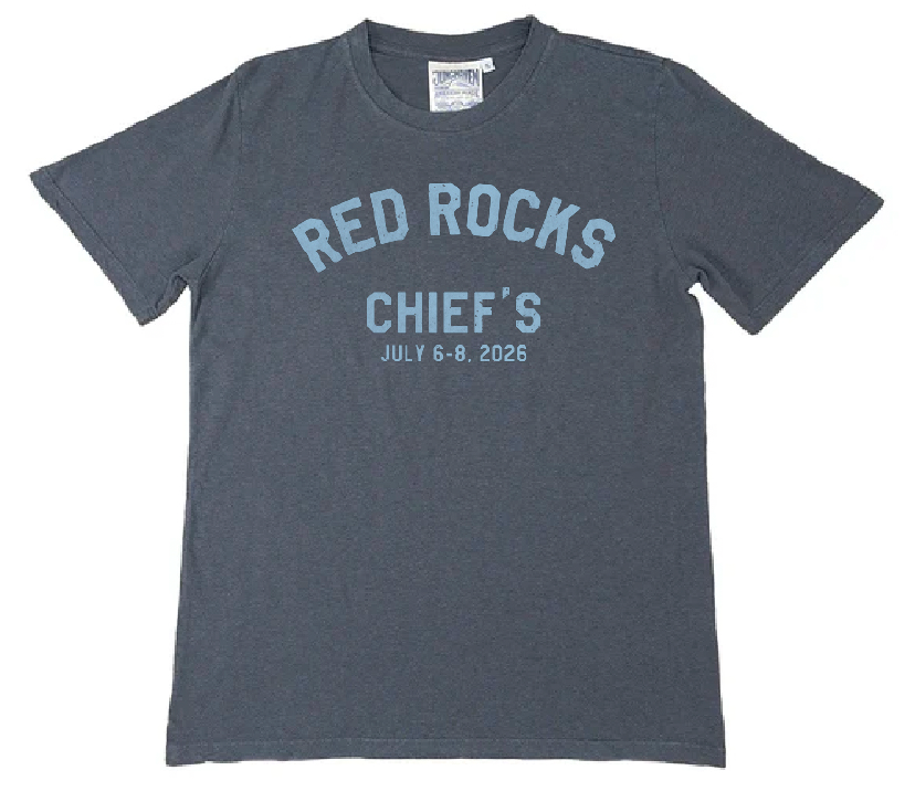 Chief's Limited Edition Collegiate Red Rocks T-shirt