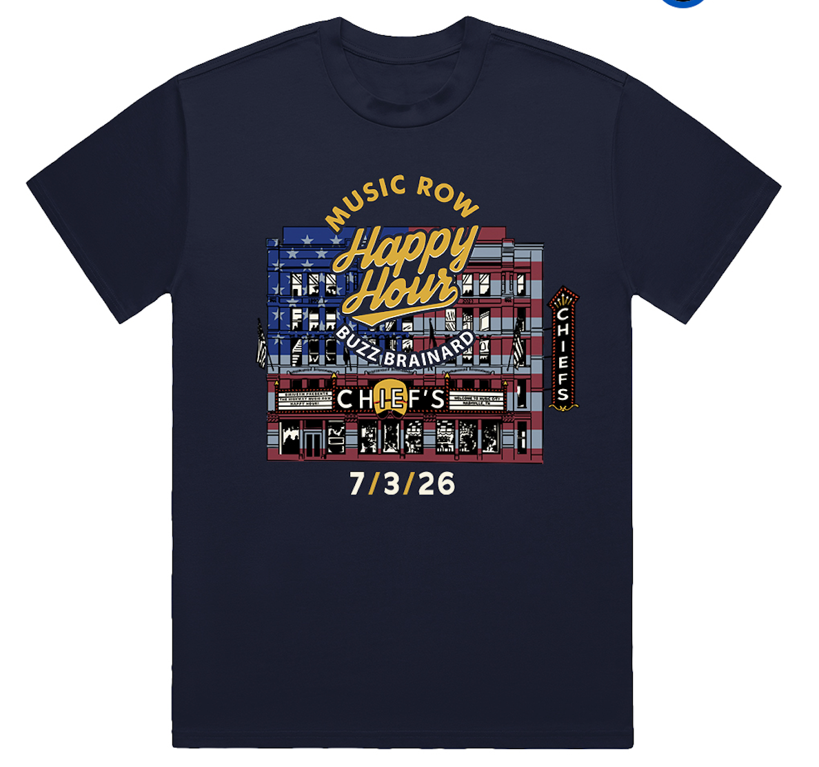SiriusXM Music Row Happy Hour 7.3.26 T-Shirt