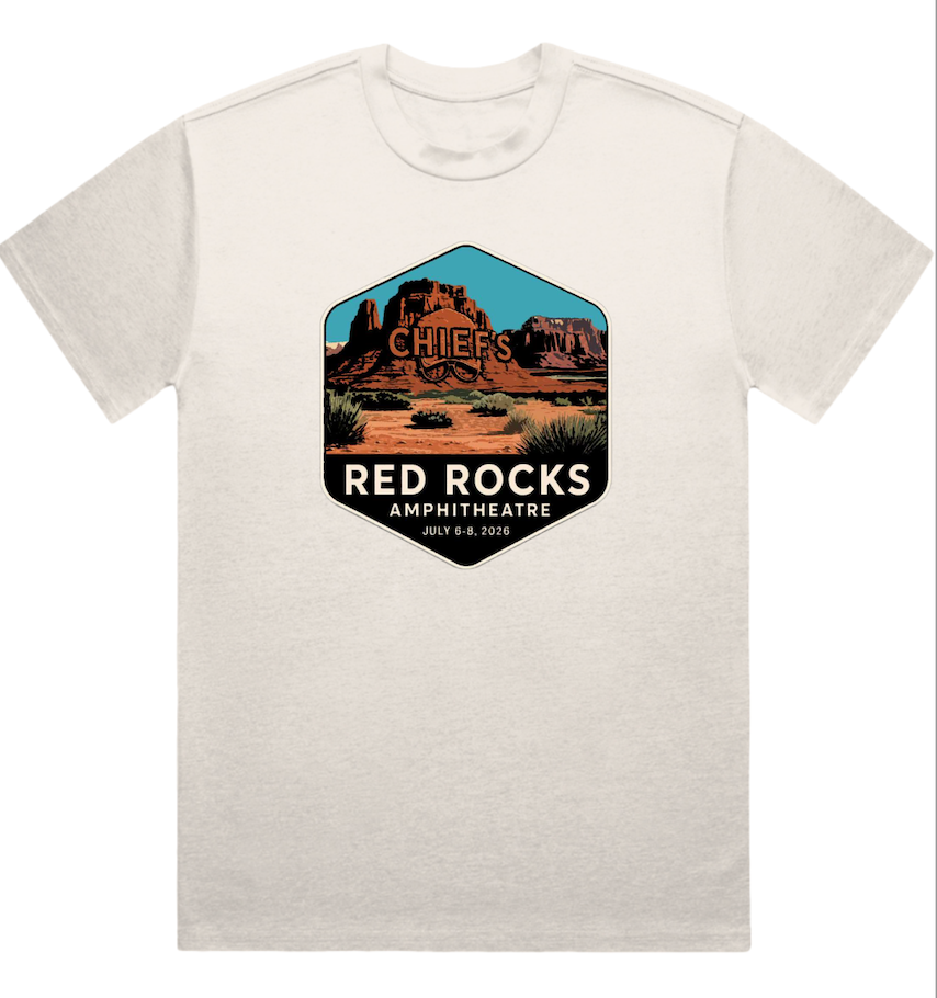Chief's Limited Edition Red Rocks T-Shirt - Natural