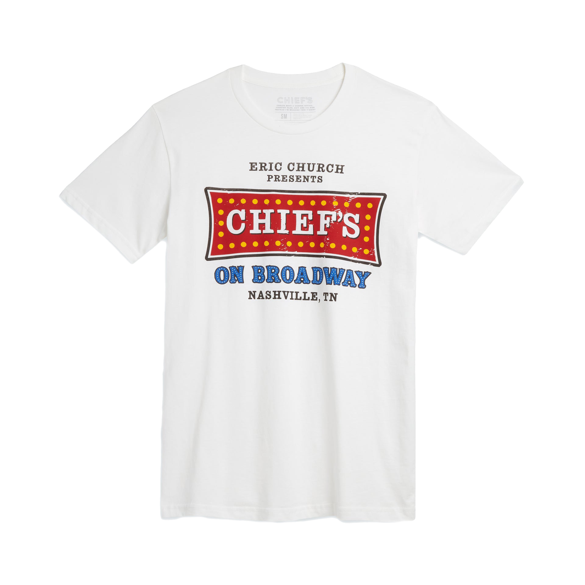 Chief's Marquee Sign T-Shirt - White