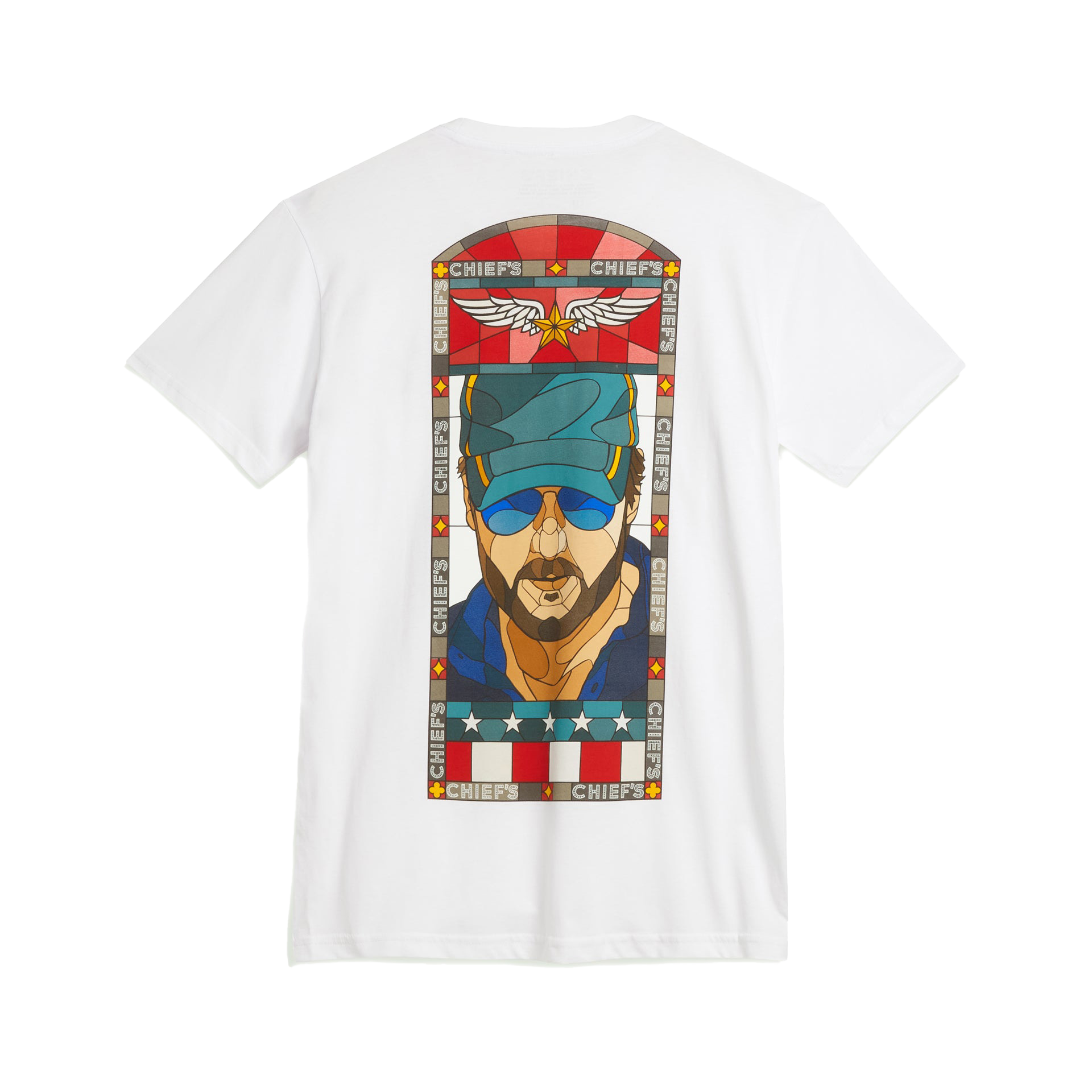 Chief's Stained Glass T-Shirt - White