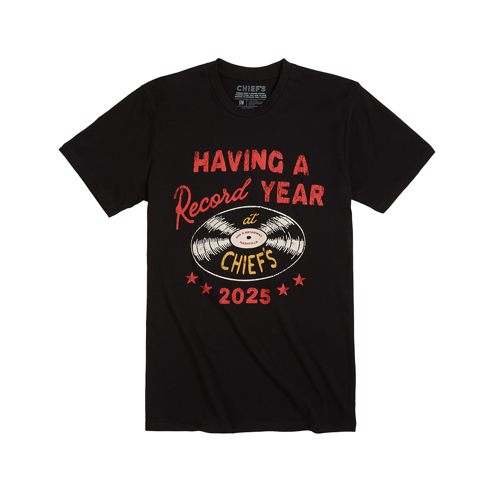 Chief's Record Year T-Shirt - Black