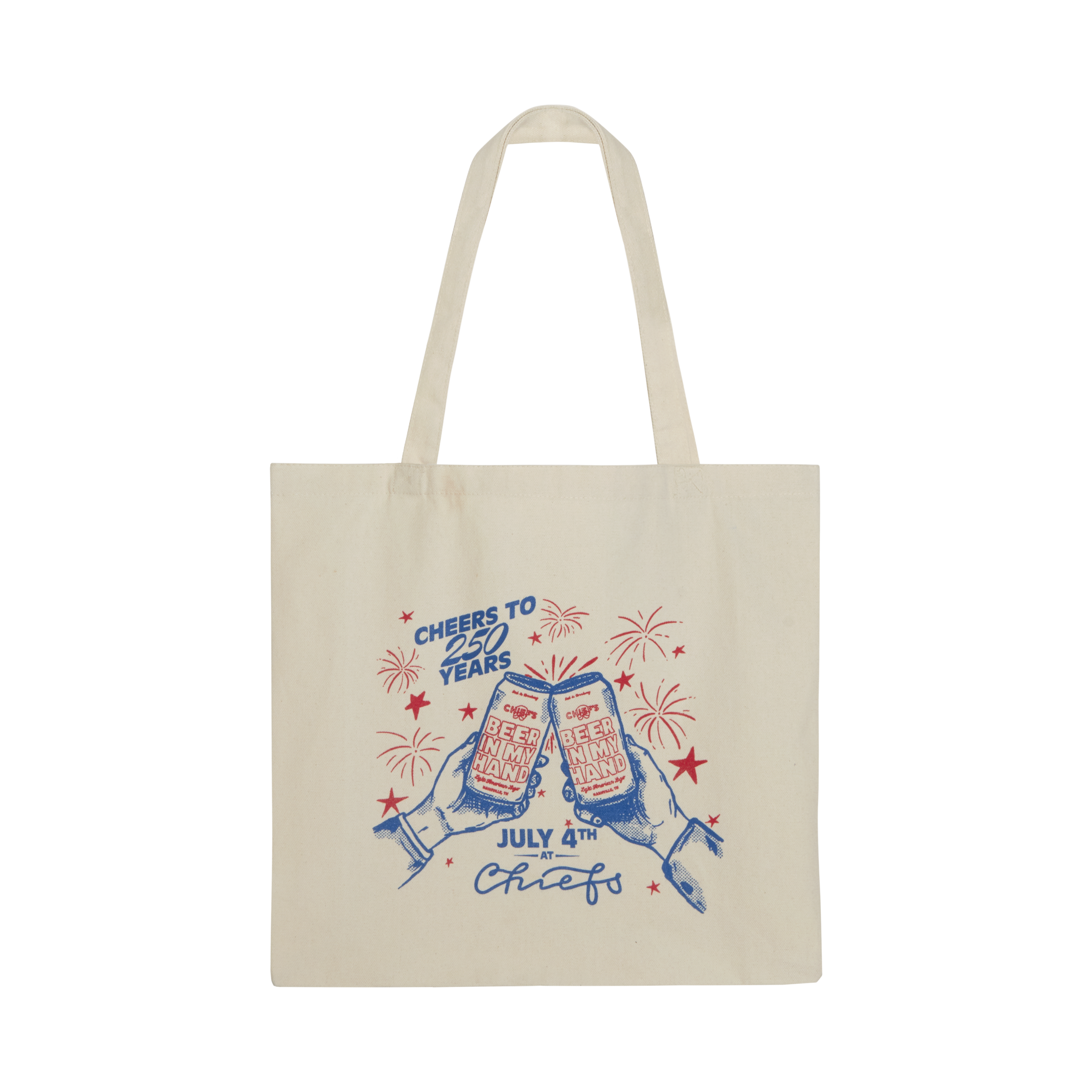Cheers to 250! Natural Tote Bag